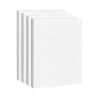 Bleached Primed Stretched Cotton Canvas 380gsm