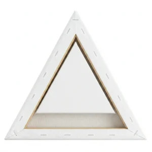 Triangle Shape Primed Stretched Cotton Canvas 380gsm