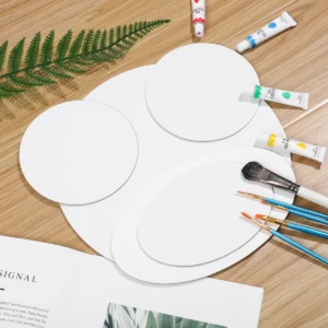 3mm Shaped White Cotton Canvas Panel