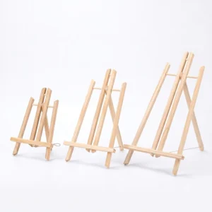 Adjustable Art Pine Wood Easel Sturdy Tabletop Painting Stand