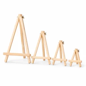 Mini A-Frame Pine Wood Tabletop Art Easel Adjustable Nut Design