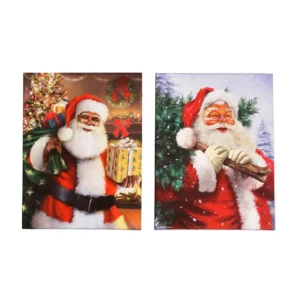 Santa Claus Wall Art Christmas Decorative Canvas Print