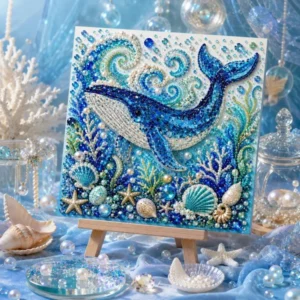 Serie de kits de pintura con diamantes «Ocean Life» para hacer tú mismo