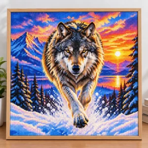 Running Wolf Diamond Painting Kit Collection Wholesale